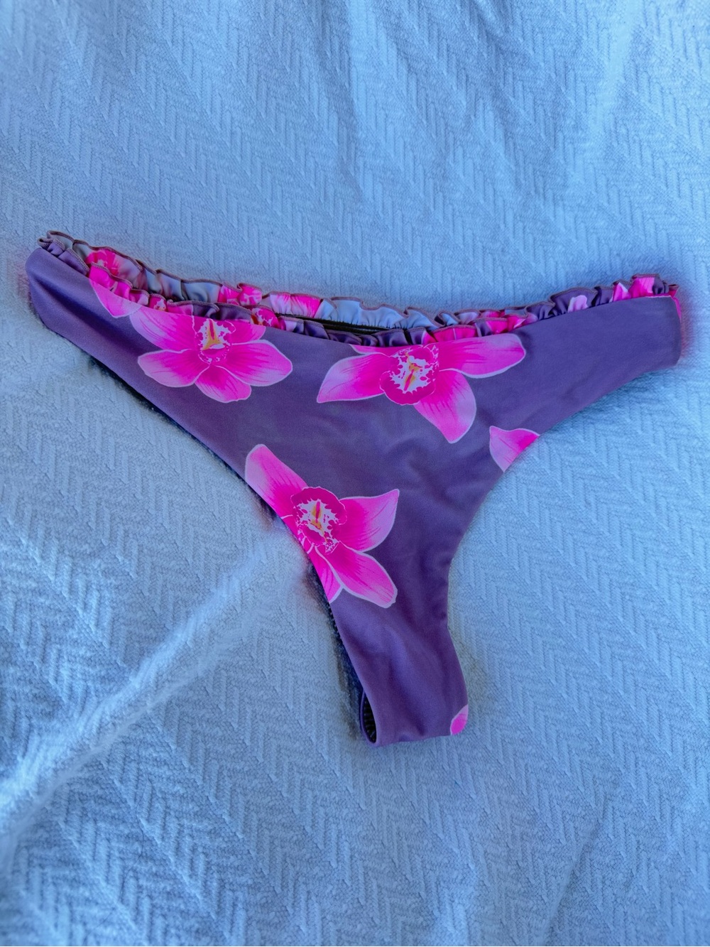 Acacia Women's Purple Floral Bikini Bottom S